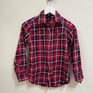 GapKids Red and Blue Plaid Shirt Gap Kids